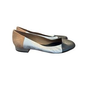 ⭐️ Women’s Geox Italian Leather Ballet Flats Shoes Size 41 ( 11 ) Career Preppy